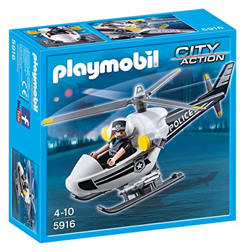 PLAYMOBIL - Helicóptero de Policía (59160)