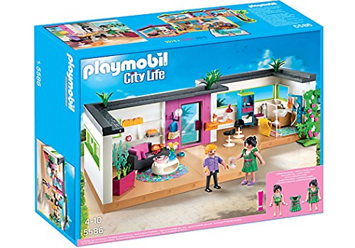 PLAYMOBIL Mansión Moderna de Lujo - Suite de Invitados, playset (5586)