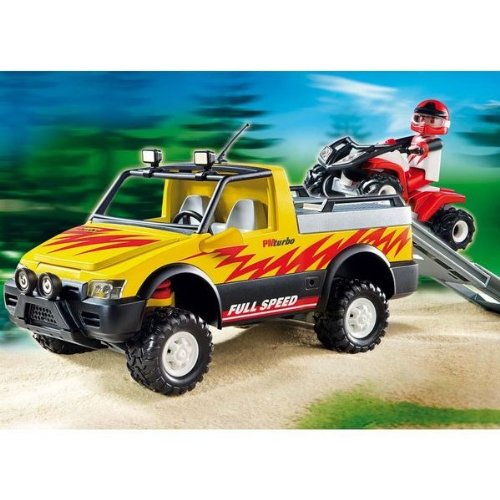 PLAYMOBIL - Pick-up Coche, Set de Juego (4228)