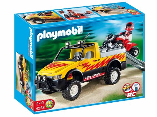 PLAYMOBIL - Pick-up Coche, Set de Juego (4228)