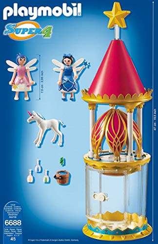 PLAYMOBIL - Torre Flor mágica con Caja Musical y Twinkle, playset (6688)