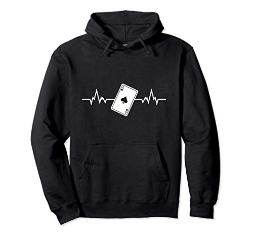 Poker Ace Heartbeat | Póker Sudadera con Capucha