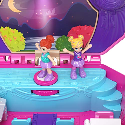 Polly Pocket Cofre  Caja de Música, muñeca con accesorios (Mattel CGJ88) , color/modelo surtido