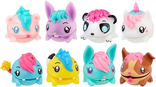 Pooparoos, mascotas de juguete sorpresa con inodoros (Mattel FWN06), Surtido, Colores Aleatorios