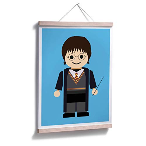 Póster de Playmobil de Harry Potter, juguete de 50 x 40 cm, decoración para el salón