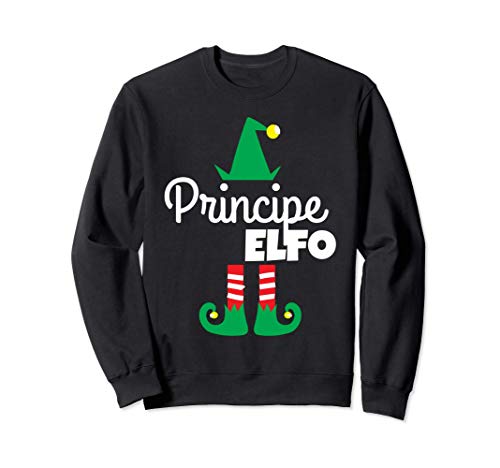 Principe Elfo Grupo Familiar Navidad Fiestas Sudadera