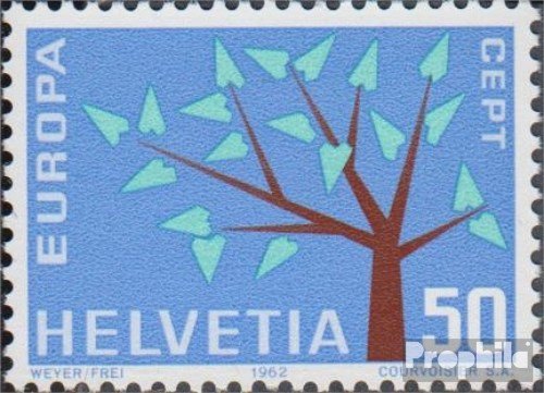 Prophila Collection Suiza 757I, abreviada AST (Campo 8) 1962 €uropa (Sellos para los coleccionistas)