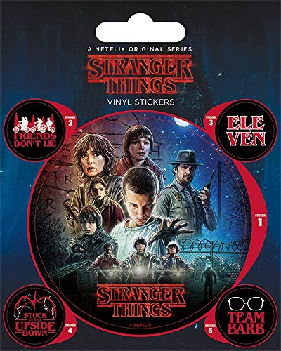 Pyramid- Pegatinas Stranger Things One Sheet, Multicolor (PS7423) , color/modelo surtido