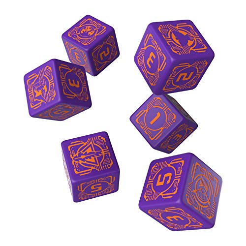 Q Workshop Battletech House Marik RPG Dice Set 6 x D6