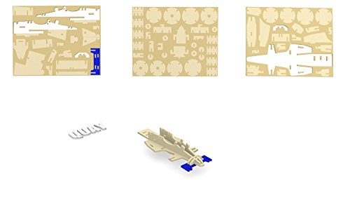 Quay- Formula 1 Woodcraft Construction Kit FSC construcción, Color marrón (P081)