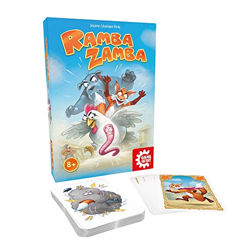 Rambazamba, Juego de Cartas de Animales Fuerte para Toda la Familia, de 2 a 5 Jugadores, a Partir de 8 años