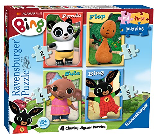 Ravensburger 6869 My First Puzzle Bing Bunny - Puzzles de sierra de puzzle (2, 3, 4 y 5 piezas) , color/modelo surtido