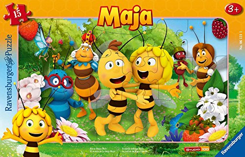 Ravensburger Puzzle 06121 – Abeja Majas Mundo 15 Piezas Marco Puzzle