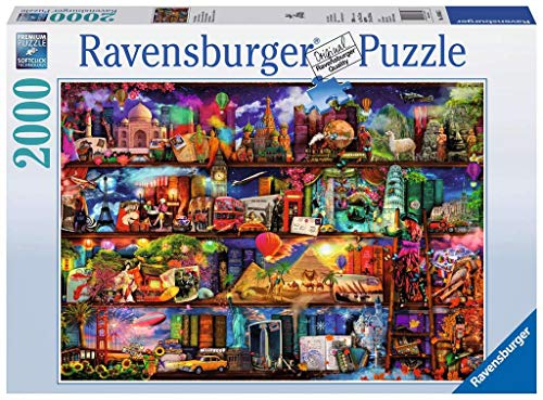 Ravensburger - Puzzles 2000 Piezas, diseño El Mundo de los Libros (16685 5)