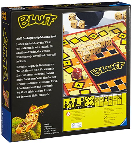 Ravensburger Spiel 27223 Bluff - Juego de Mesa (versión en alemán)