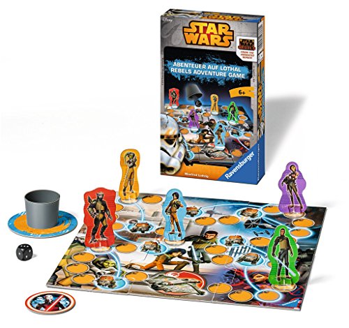 Ravensburger Star Wars Rebels: Rebels Adventure Game Niños Viajes/Aventuras - Juego de Tablero (Viajes/Aventuras, Niños, 15 min, Niño/niña, 6 año(s), Multicolor)