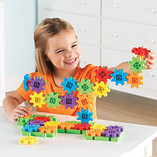 Resources-LER9215 Set de construcción para Principiantes Gears de Learning Resources, Color, Talla única (LER9148)