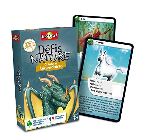 Retos Nature – 282628 – Cartas de Criaturas mitológicas – Azul (es Posible Que el Producto no esté en español)