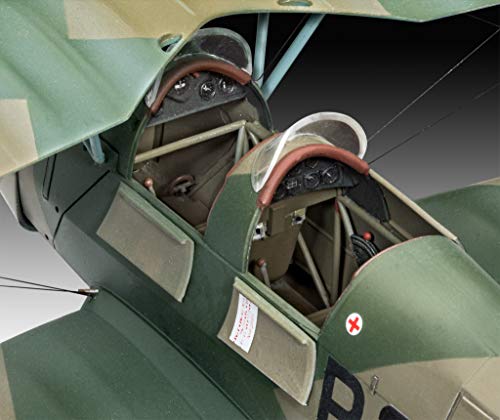 Revell GmbH Revell 03886 3886 1:32 Bücker Bü131 Jungmann - Kit de Modelo de plástico, Multicolor, 1/32