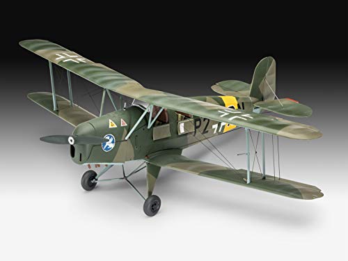 Revell GmbH Revell 03886 3886 1:32 Bücker Bü131 Jungmann - Kit de Modelo de plástico, Multicolor, 1/32