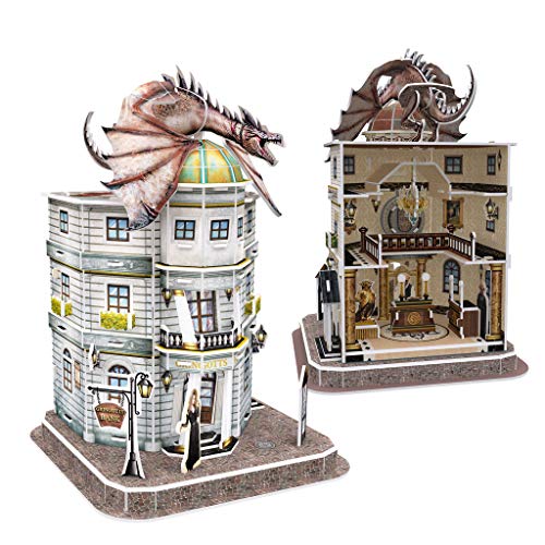 Revell- Hogwarts Diagon Alley, Die Winkelgasse mit 4 Gebäuden Accesorios, Color Coloreado (304)