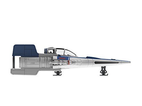 Revell Star Wars Episodio VIII Build & Play Resistance A-Wing Fighter, Blue, con Luces y Sonidos, Escala 1:44 (06762), Color 06762-blue, with Lights & Sounds, Scale