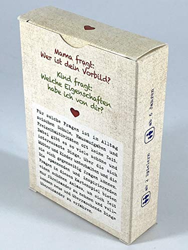 riva Verlag 9783742310439 Was ich an Dir Liebe - Juego de Preguntas para Madre y niño, Color Beige