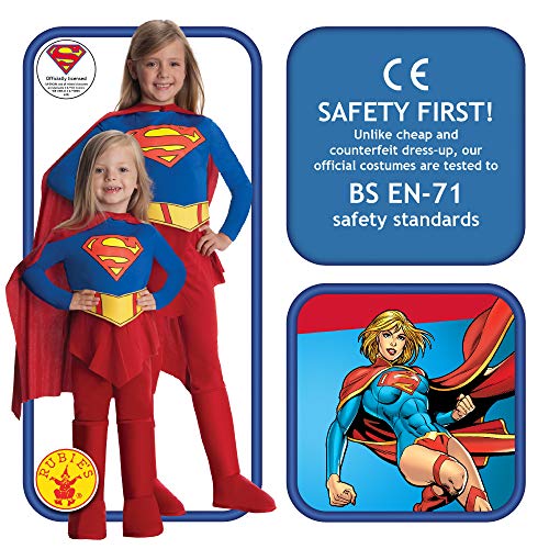 Rubie's - Disfraz de Supergirl para Niña, Large (885215L)