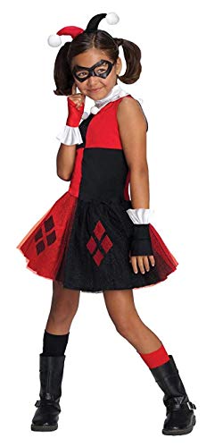 Rubies Disfraz oficial de DC Villain Harley Quinn para niño, vestido tutú, talla pequeña, de 3 a 4 años