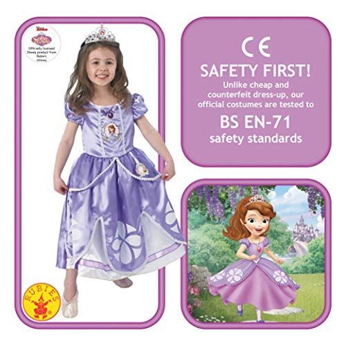 Rubies Disney - Disfraz de princesa para niña, talla 2-3 años (I-889548TOD)