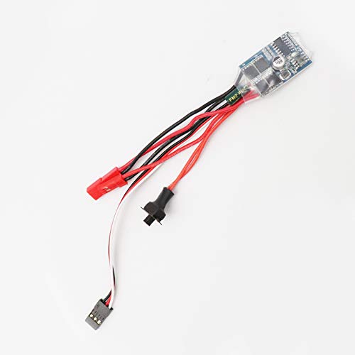 RUIZHI 2pcs RC Car ESC RC ESC 10A Controlador de Velocidad del Motor Cepillado con Freno para RC Car Boat Tank