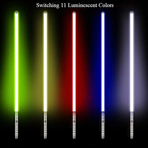 Sable de luz Rgb para colorear juego Luke Skywalker sable láser Jedi Sith Force Fx Duel Sound High Gift. Dorado