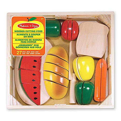 Sablon Melissa & Doug - Alimentos de Madera para Cortar (10487)