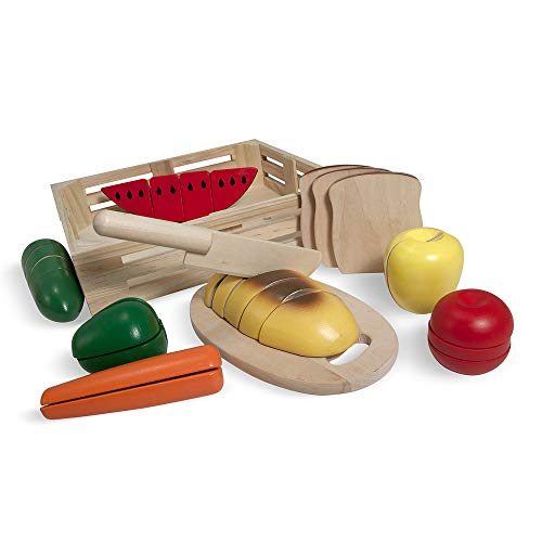 Sablon Melissa & Doug - Alimentos de Madera para Cortar (10487)