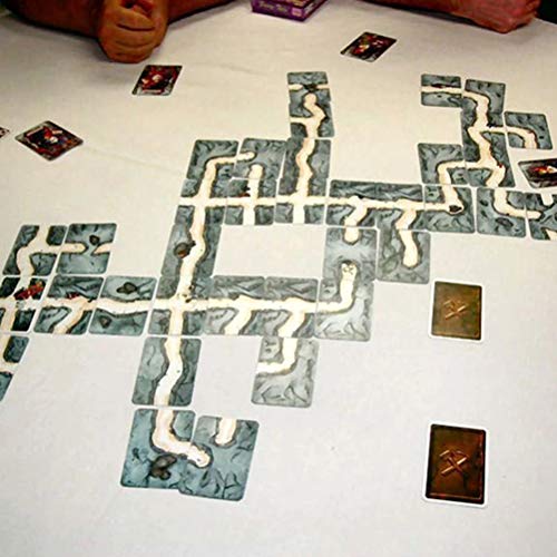 Saboteur Juego de mesa Versión 1 + 2 Dwarf Gold Mine Juego de cartas Divertido Saboteur Duel