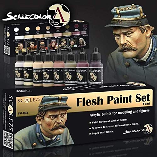 SCALE75 Set de pintura Flesh SSE 003