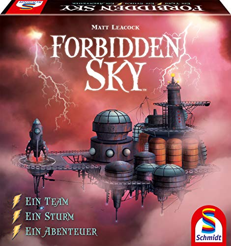 Schmidt Spiele- Forbidden Sky - Juego de Estrategia 3D, Color carbón (49348)