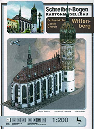 Schreiber-Bogen Modèles avec du Carton, L'église du Château Wittenberg