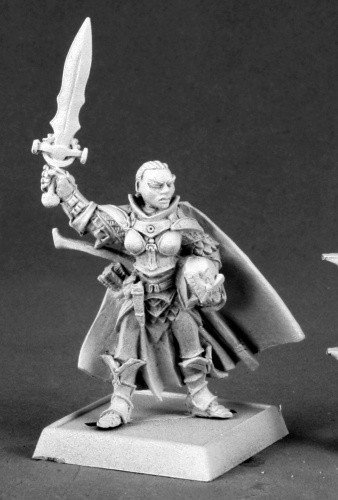 Seelah Iconic Female Paladin Pathfinder Miniature by Reaper by Reaper