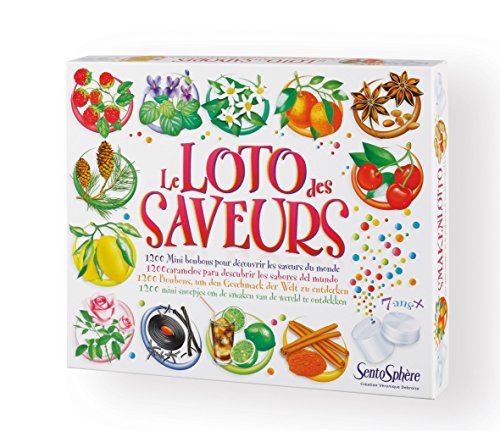 Sentosphère-Jeu olfactif Loto de sabores, Color Unisex, Talla única 107