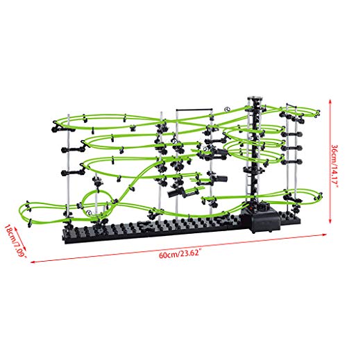 SHINAN Space Coaster Spacerails brillan en la oscuridad 13.500 mm nivel de riel 3 juego 233-3G