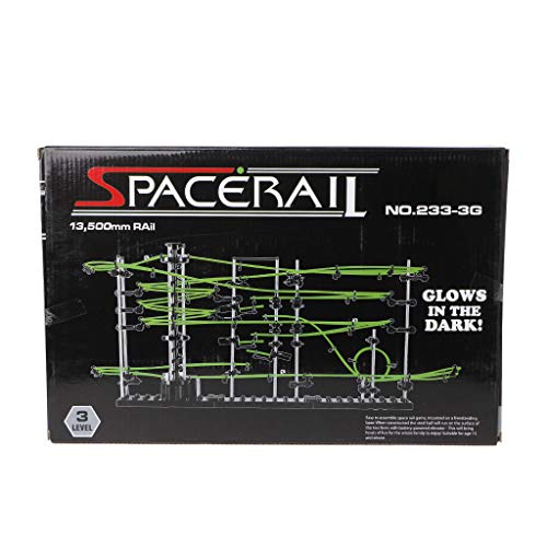 SHINAN Space Coaster Spacerails brillan en la oscuridad 13.500 mm nivel de riel 3 juego 233-3G