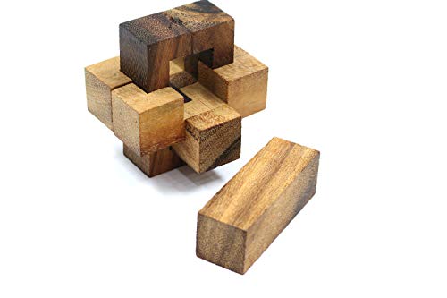 SiamMandalay Links: Rompecabezas de Madera: Un Juego de Inteligencia, Gran desafío para niños y Adultos. 3D Puzzles de Madera