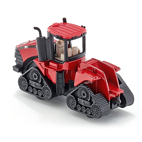 SIKU 1324, Case IH Quadtrac 600, Accesorio agrícola, Metal/Plástico, Rojo, Junta articulada móvil