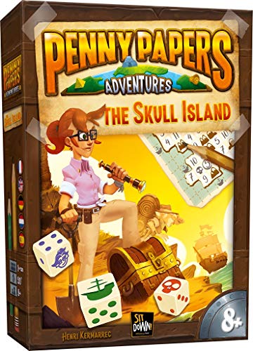 Sitdown Penny Papers Adventures: Skull Island - Deutsch English Francais Nederlands