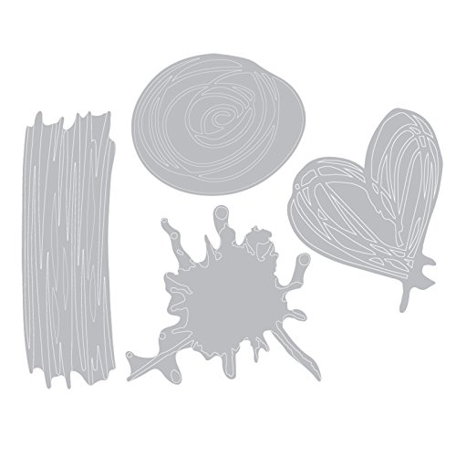 Sizzix Thinlits Troqueles 4PK Scribbles & Splat