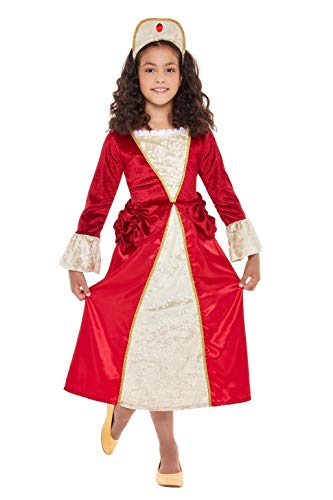 Smiffys 47747L Tudor - Disfraz de princesa para niña