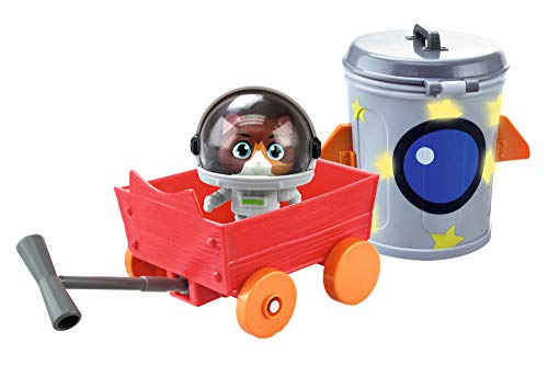 Smoby-44 44 Cats - Figura de Gato Cosmo con cápsula Espacial, para niños a Partir de 3 años, Multicolor (180213)