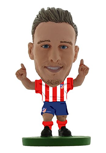 SoccerStarz SOC1094 Atletico Madrid Saul Niguez Home Kit Figuras clásicas