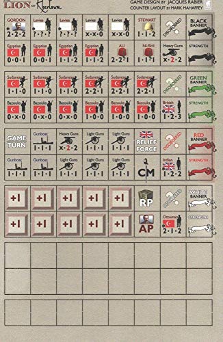 Solitaire Wargame The Lion of Khartoum - Gordon's Last Stand, 1885